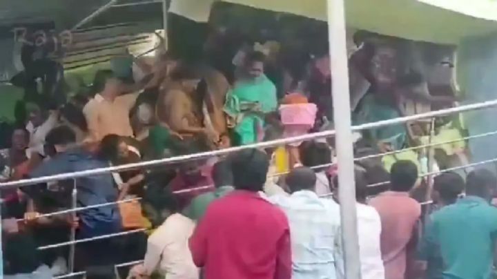 Nueve muertos y decenas de heridos en una avalancha humana en un templo hindú en el sur de la India