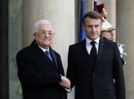 Macron anuncia ante Abbas la creación de un comité para consolidar el Estado de Palestina