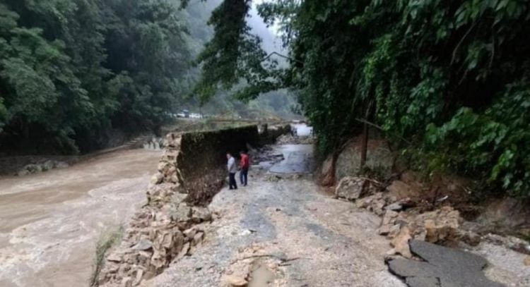 Más de 230 familias resultan afectadas por desbordamiento de ríos en región Norte de Chiapas