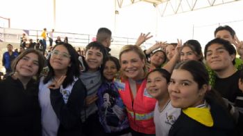Gobernadora de Chihuahua arranca el Programa Juntos Construimos