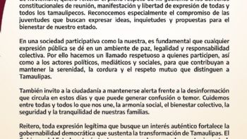 El Gobernador de Tamaulipas, Dr. Américo Villarreal Ayana: