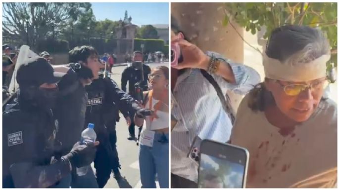 En Morelia, al menos cuatro periodistas resultan lesionados por la GN en marcha de la Generación Z