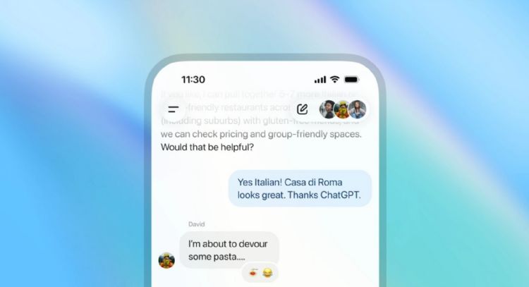 OpenAI prueba los chats grupales en ChatGPT