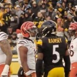 NFL suspende a Ja'Marr Chase, de los Bengals, por escupir a Jalen Ramsey, de los Steelers (Video)