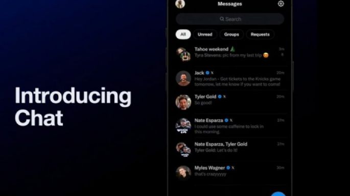 X introduce Chat, su mensajería encriptada que permite hacer videollamadas y enviar mensajes