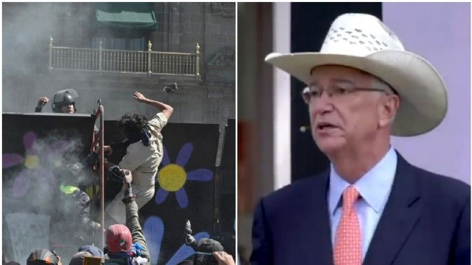 Salinas Pliego escala pleito contra 4T y ahora critica la "brutal represión" en la marcha del sábado