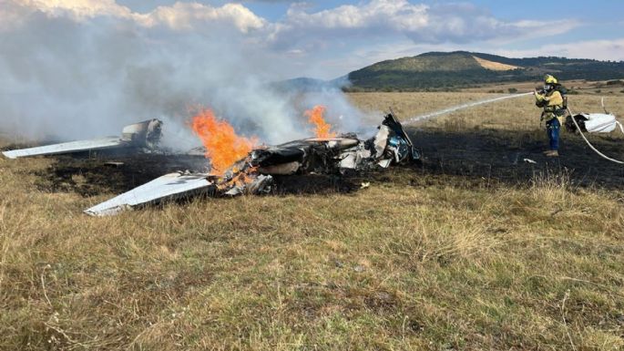 Se desploma avioneta con cinco personas a bordo que iba de Puebla a Guadalajara