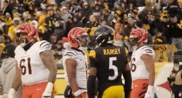 NFL suspende a Ja'Marr Chase, de los Bengals, por escupir a Jalen Ramsey, de los Steelers (Video)