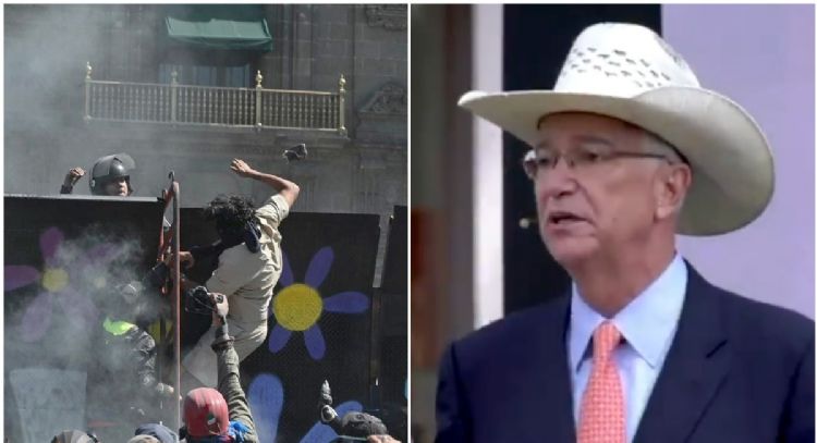 Salinas Pliego escala pleito contra 4T y ahora critica la "brutal represión" en la marcha del sábado