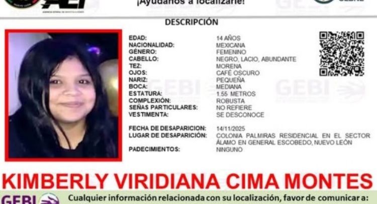 Kimberly, de 14 años, salió de su casa y no volvió: investigan pista sobre usuario en Roblox