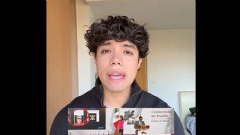 Convocante de la marcha de la Gen-Z saldrá del país tras ser exhibido en la mañanera (Video)