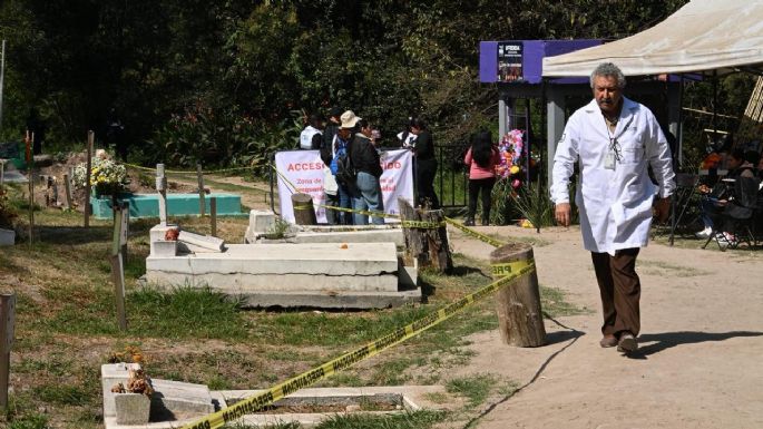 Inicia primera exhumación formal de fosa común en Panteón Civil de Dolores