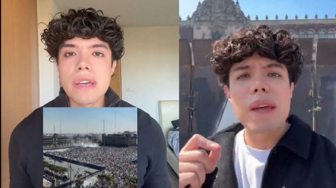 Ed Andrade, influencer señalado por recibir pago del PAN para apoyar la marcha de la Generación Z