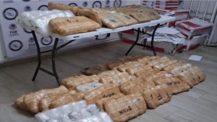 Mesa Estatal de Seguridad asegura 13.7 millones de dosis de fentanilo y cristal en Huatabampo
