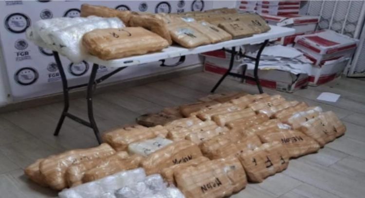 Mesa Estatal de Seguridad asegura 13.7 millones de dosis de fentanilo y cristal en Huatabampo
