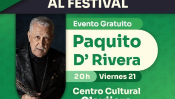 Concierto de Paquito D'Rivera en el Festival de Música de Morelia cambia de sede