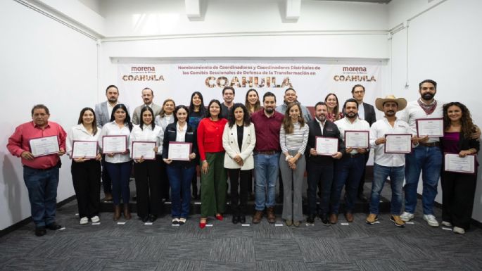 Morena designa a futuros candidatos en Coahuila para 2026
