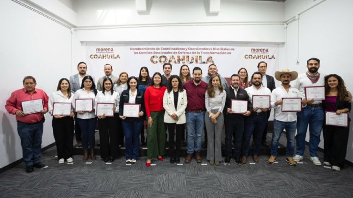 Morena designa a futuros candidatos en Coahuila para 2026