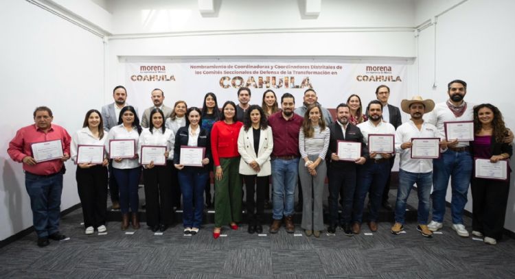 Morena designa a futuros candidatos en Coahuila para 2026