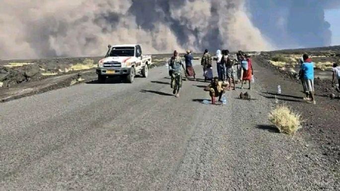 Volcán entra en erupción en norte de Etiopía; arroja cenizas hacia Yemen y Omán