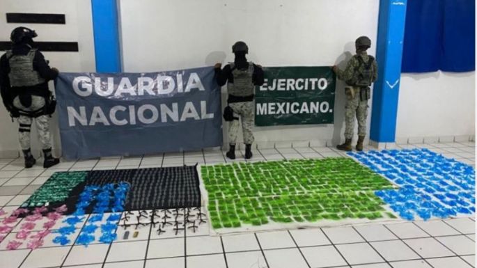 Mesa Estatal de Seguridad saca de circulación más de 23.6 millones de dosis de droga en Sonora