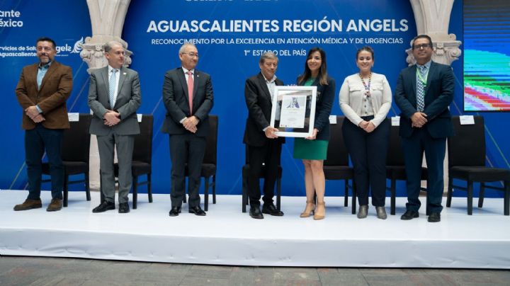 Aguascalientes, primer y único estado en recibir reconocimiento internacional en urgencias médicas