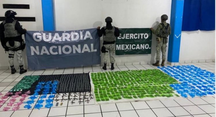 Mesa Estatal de Seguridad saca de circulación más de 23.6 millones de dosis de droga en Sonora