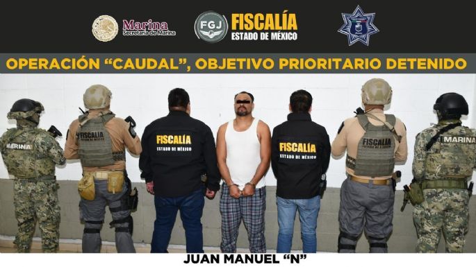 Detienen a “El Maya”, presunto líder de grupo que controla huachicol de agua en Edomex