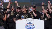 Foto ilustrativa de la nota titulada: Dodgers celebran históricos títulos consecutivos de la Serie Mundial