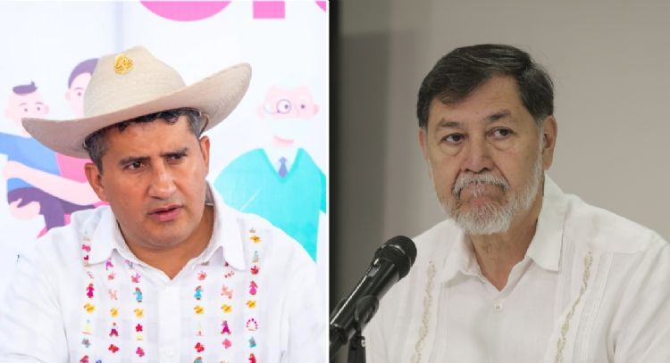 “No era su compañero, era nuestro”: Noroña acusa a la oposición de lucrar con el asesinato de Manzo