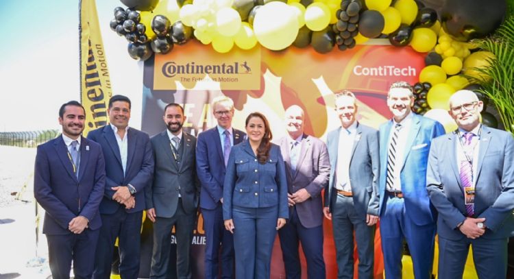 Gobernadora Teresa Jiménez inaugura segunda planta de Continental en Aguascalientes