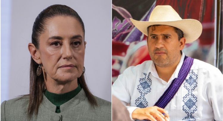 Pese a las insistentes peticiones del alcalde Manzo, Sheinbaum mantuvo su rechazo a la "mano dura"