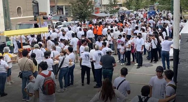 Marchan contra la inseguridad en Ciudad Victoria; buscan visibilizar el hartazgo ciudadano