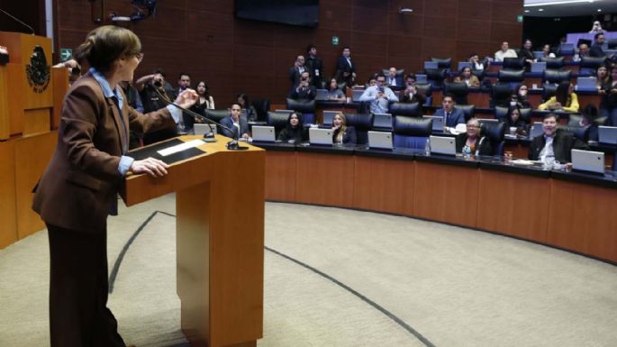 Lilly Téllez estalla contra Noroña desde tribuna: “a ver idiota, llora por Carlos Manzo” (Video)