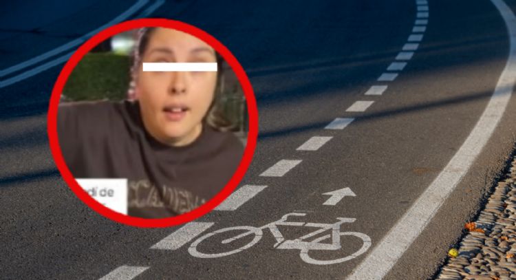Conductora extranjera invade ciclovía en CDMX y su acompañante agrede a ciclista