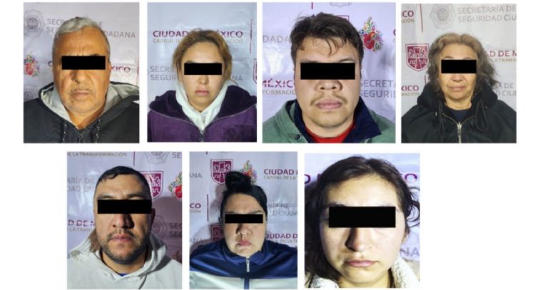 Detienen a siete presuntos integrantes de La Unión Tepito en cuatro cateos simultáneos en CDMX