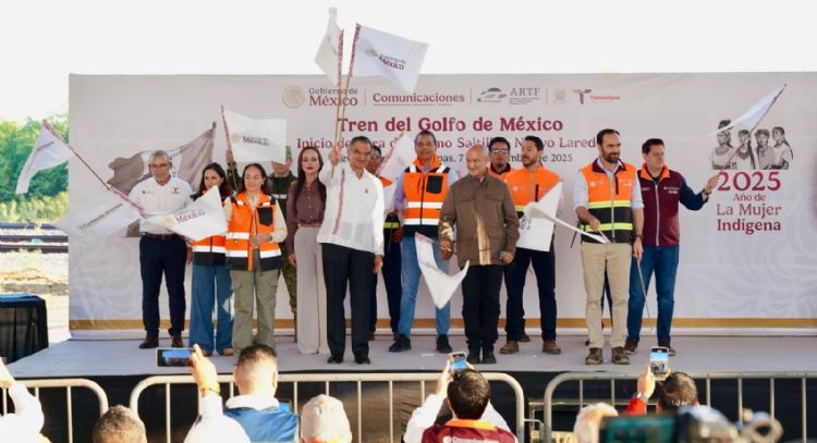 Inicia construcción del tren  Nuevo Laredo–Saltillo; será la frontera más importante de América Lati