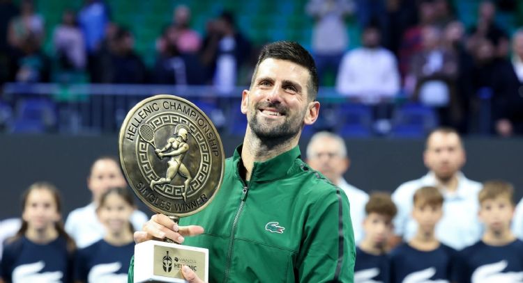Djokovic gana en Atenas y alcanza su título 101 de ATP