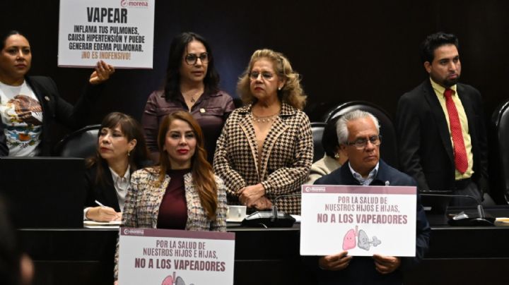 Diputados oficialistas aprobaron la ley general de salud en materia de vapeadores