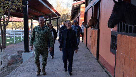 Sheinbaum se salta la agenda y visita instalaciones militares en Chihuahua