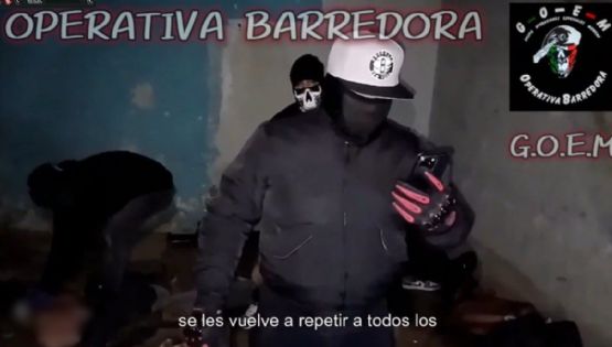 La Operativa Barredora del CJNG divulga video en el que ejecuta a tres personas