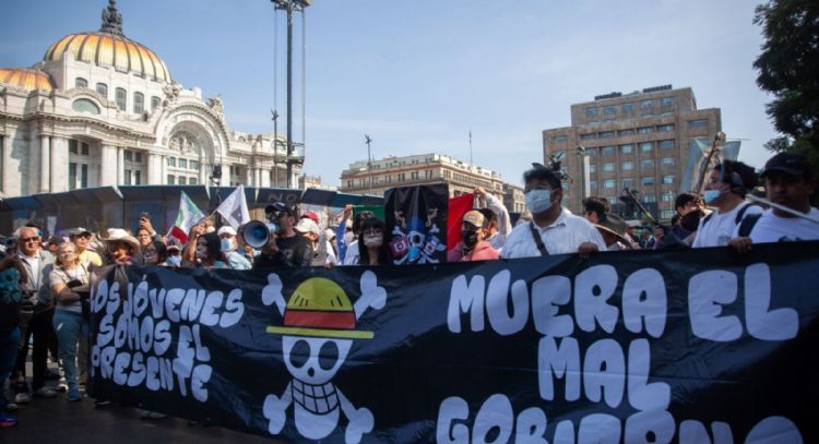 Marcha de la Generación Z sólo reunió a 300 personas, según el Gobierno de la CDMX