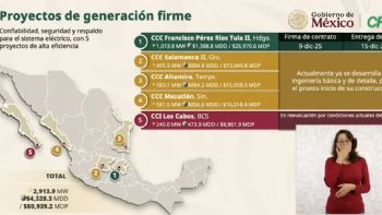 Tamaulipas, clave en la nueva expansión energética del país; anuncia CFE millonaria inversión