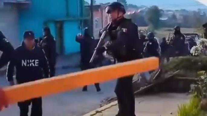 Se enfrentan Guardia Nacional y presuntos talamontes en Xalatlaco; hay al menos un muerto (Video)
