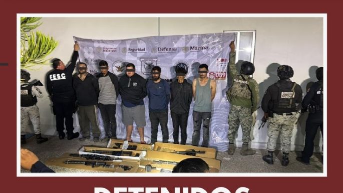 Balacera en Rosarito deja dos policías heridos, seis detenidos y un criminal abatido