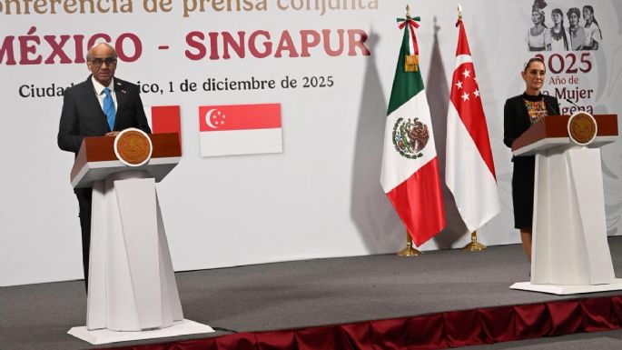 Presidente de Singapur celebra relaciones bilaterales con México
