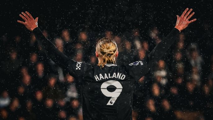 Haaland marca su gol 100 en Premier League en la victoria del Manchester City 5-4 al Fulham (Video)