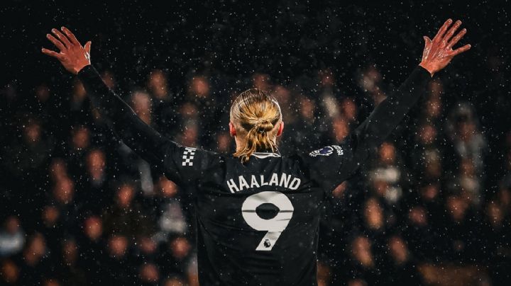 Haaland marca su gol 100 en Premier League en la victoria del Manchester City 5-4 al Fulham (Video)