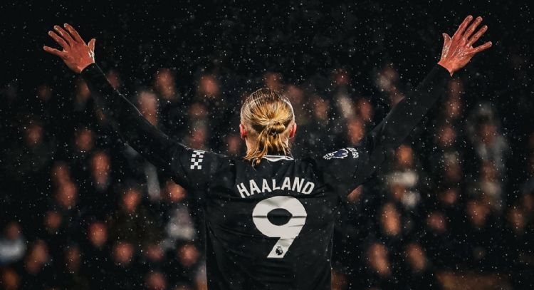 Haaland marca su gol 100 en Premier League en la victoria del Manchester City 5-4 al Fulham (Video)
