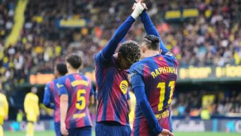 Barcelona derrota 2-0 al Villarreal y amplía su liderato en LaLiga